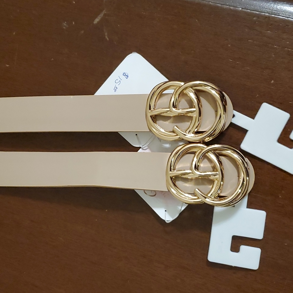 Tan ladies belt